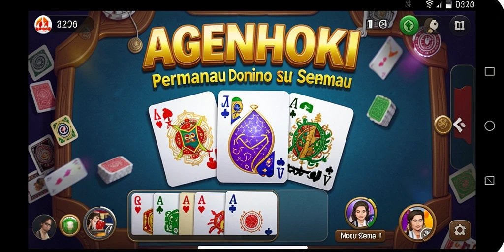 Tampilan gameplay Domino yang interaktif dan seru