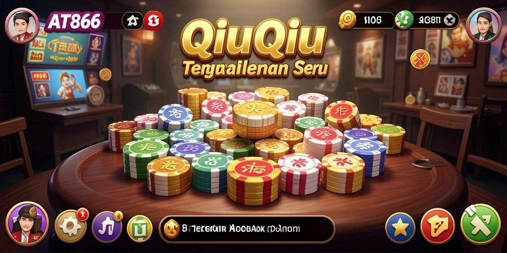 Screenshot gameplay QiuQiu dari AT866 yang penuh aksi.