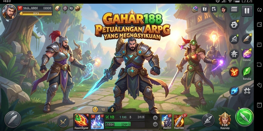 Tampilan gameplay GAHAR188 yang menegangkan dalam pertarungan ARPG.