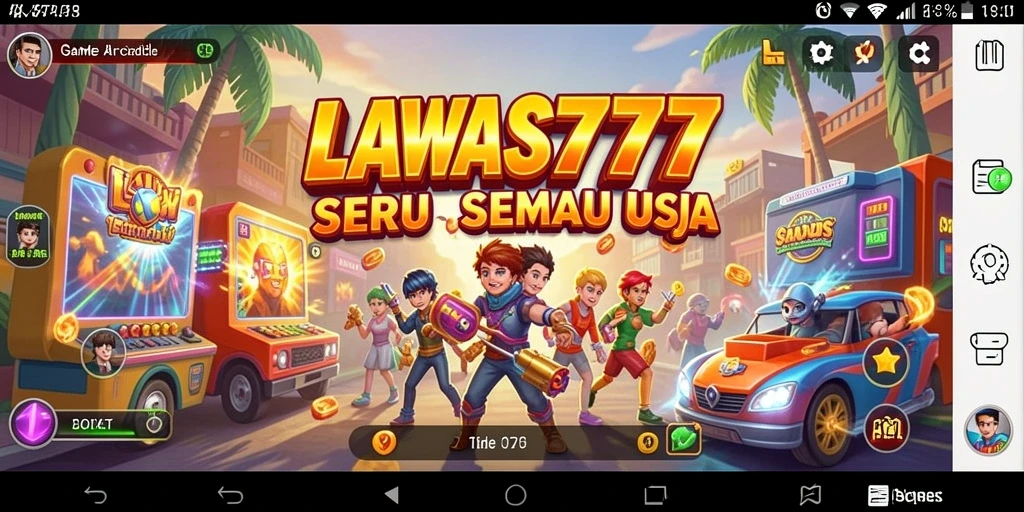 Tampilan gameplay LAWAS777 yang seru dengan karakter dan level menantang.