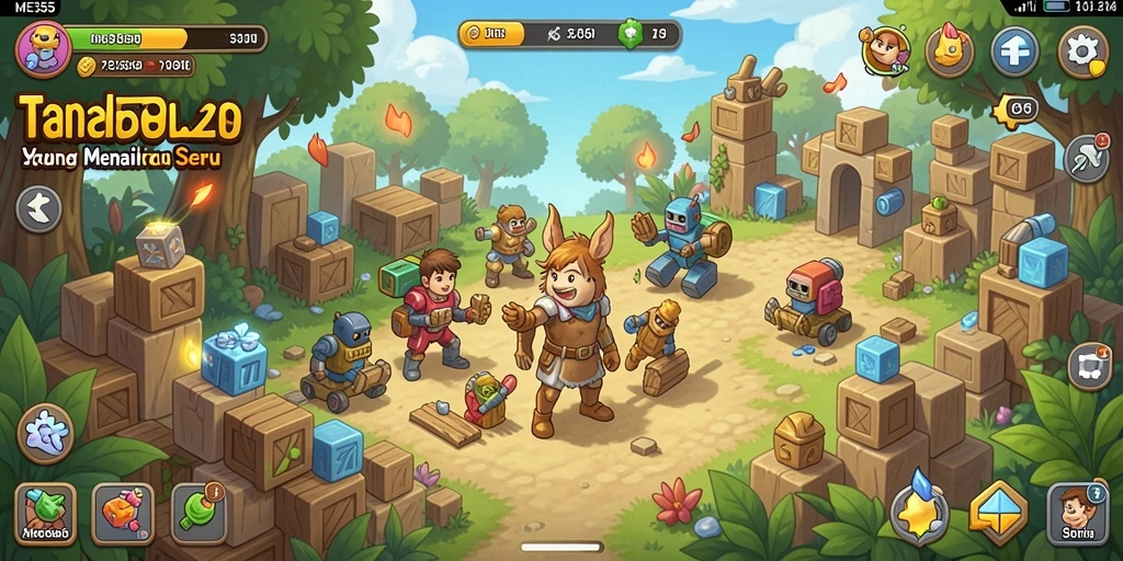 Tangkapan layar dari gameplay ME355 yang penuh tantangan.
