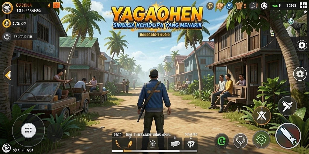 Tampilan gameplay YAGAOHEN yang menarik dan interaktif.